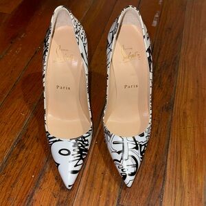 Christian Louboutin Vieira Orlato Black/White 36 1/2